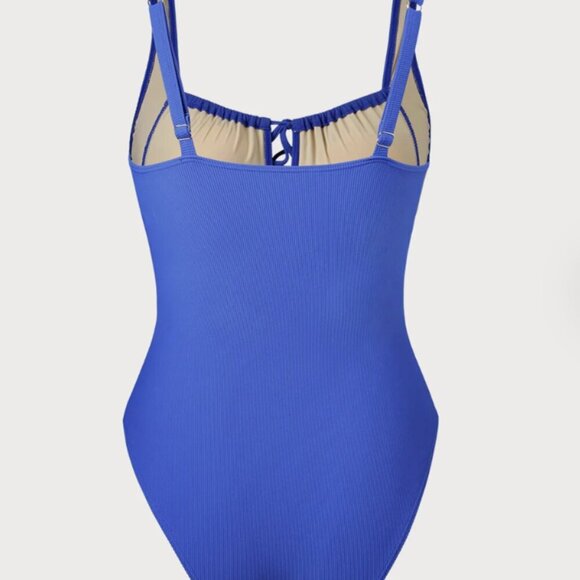 BERLOOK Cutout Tie Plus Size One-Piece Swimsuit 20 - Picture 7 of 9